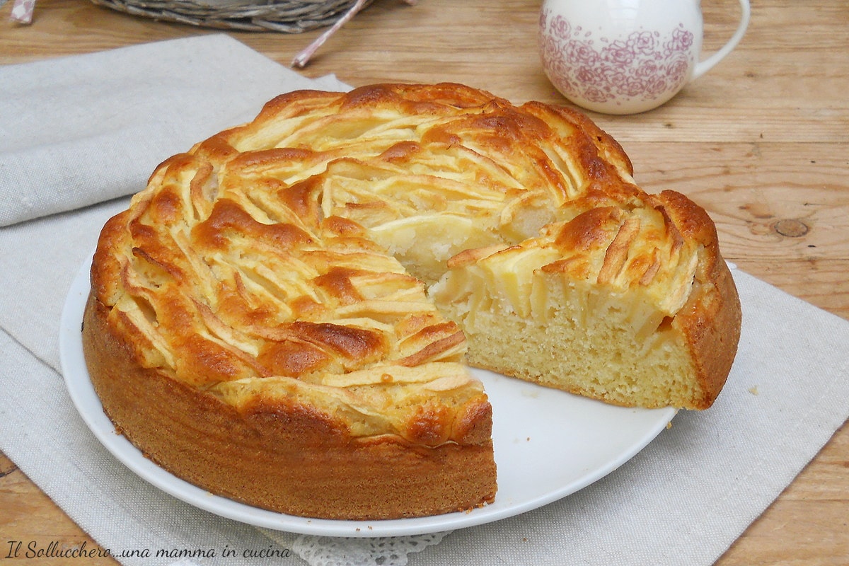 5 minuten cake met appels en sinaasappel