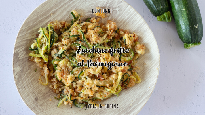 Gefrituurde courgettes met Parmezaan