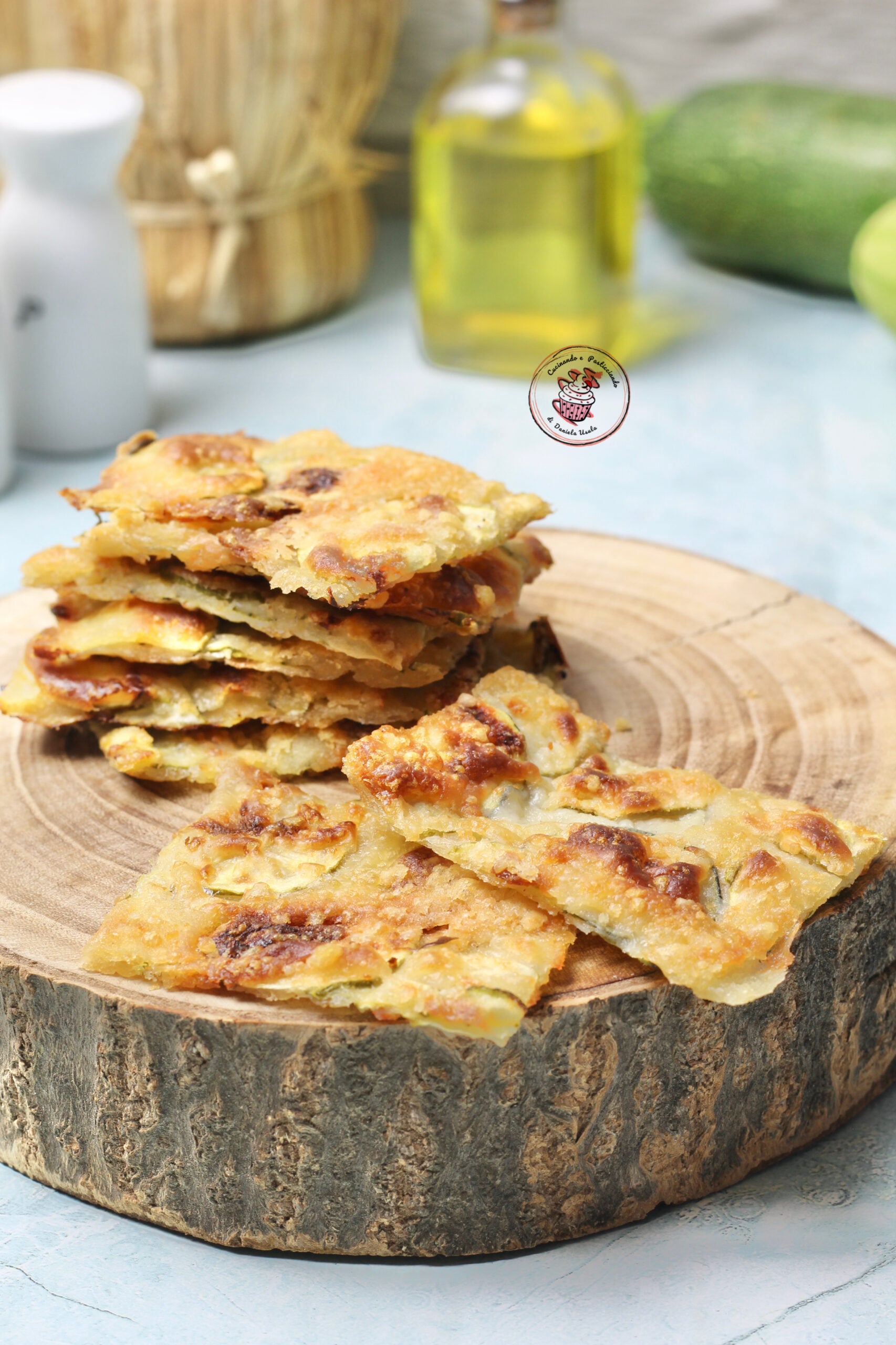 Courgette focaccia, gemakkelijk, snel en super knapperig