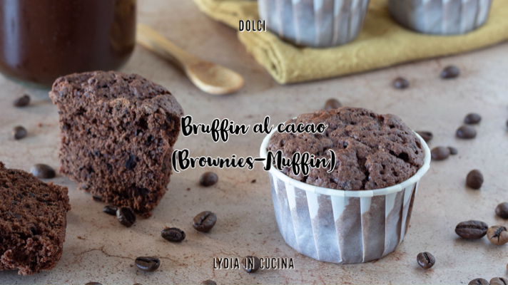 Brownies muffin (bruffin) met cacao