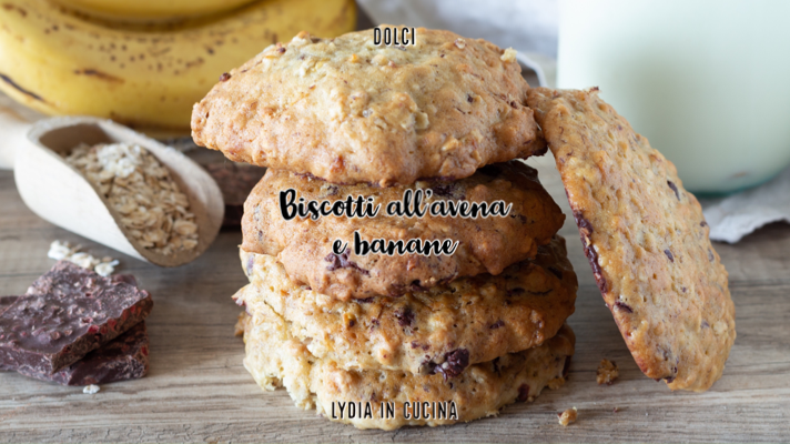 Havermout en banaan koekjes