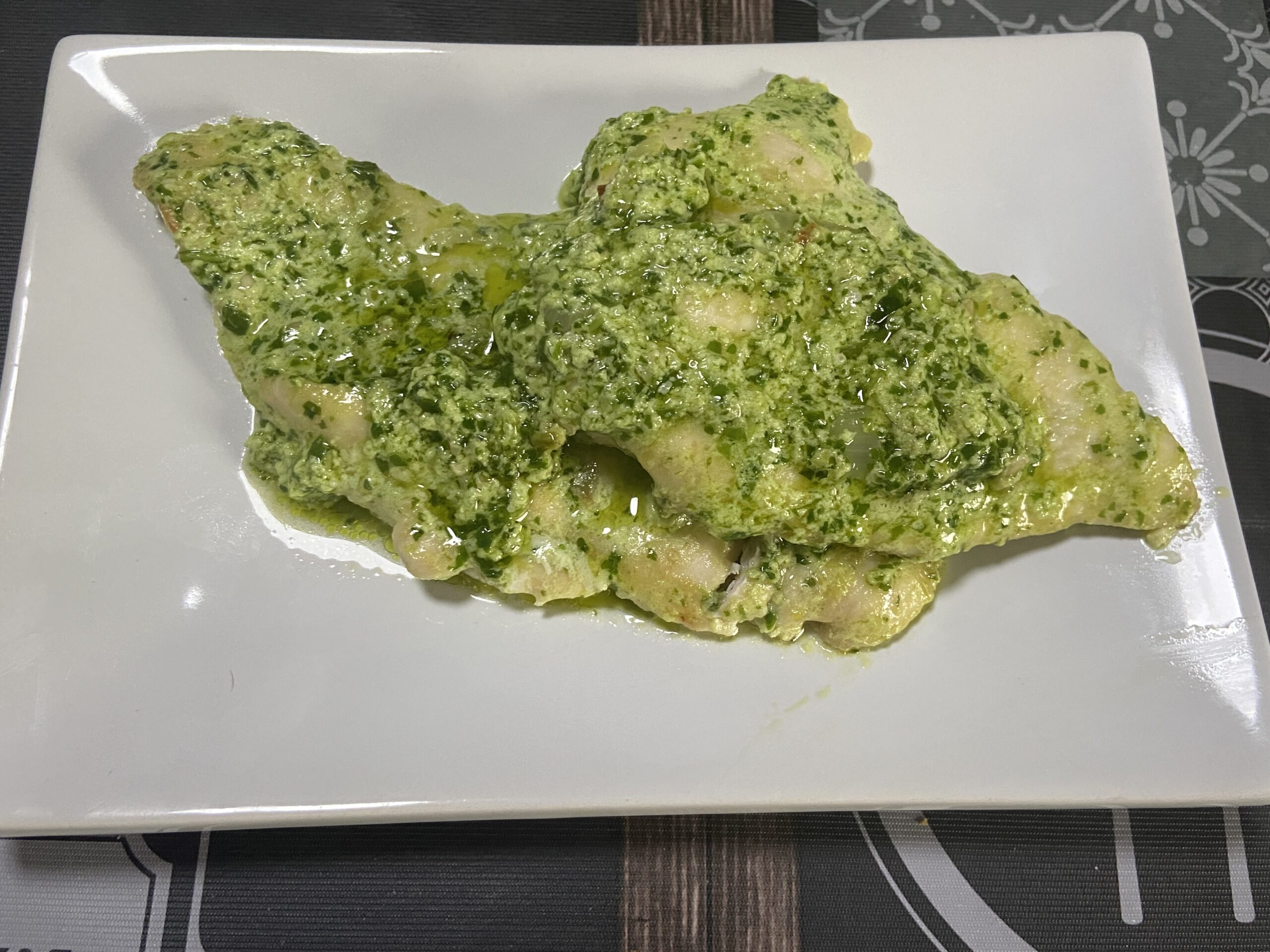 Scaloppine met rucolacrème