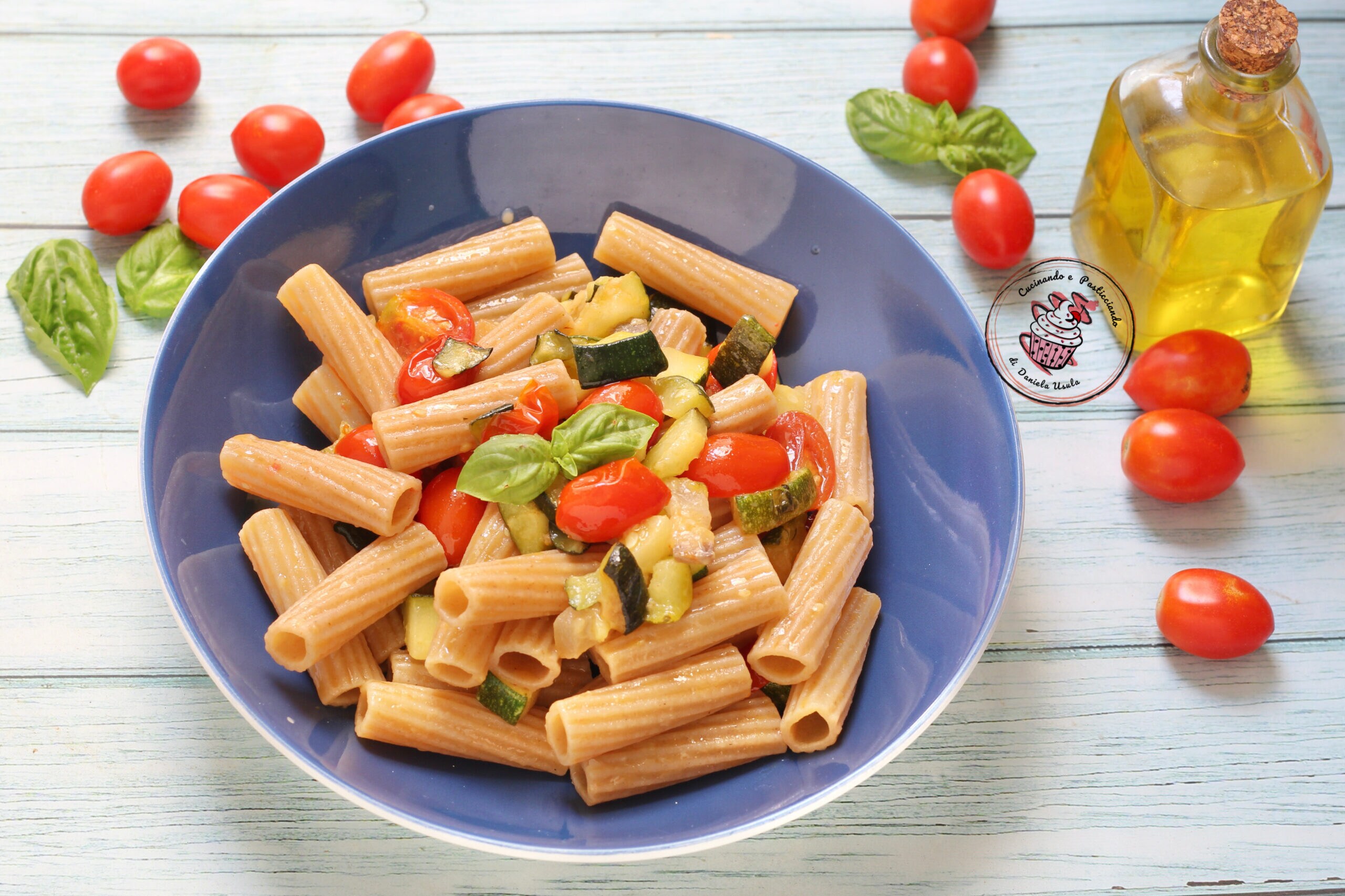 Snelle pasta met courgettes