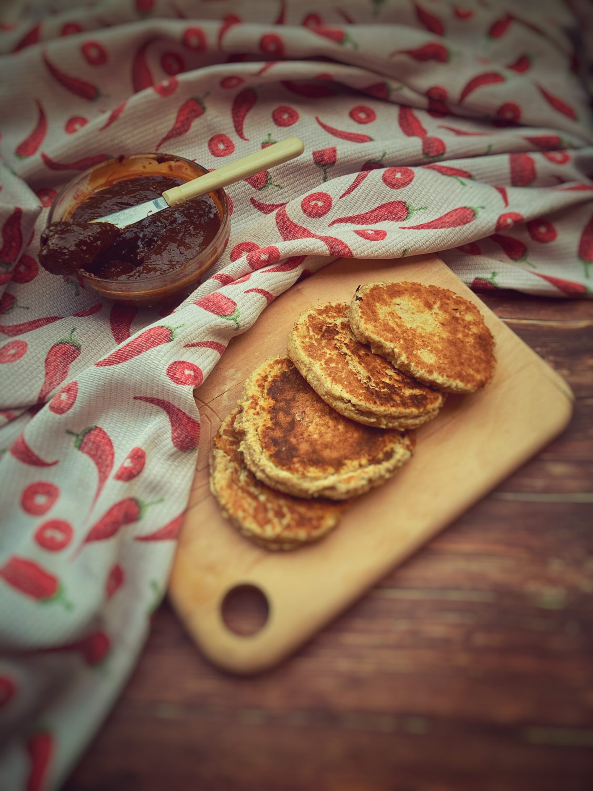 Gorditas de nata en cajeta (Mexico)