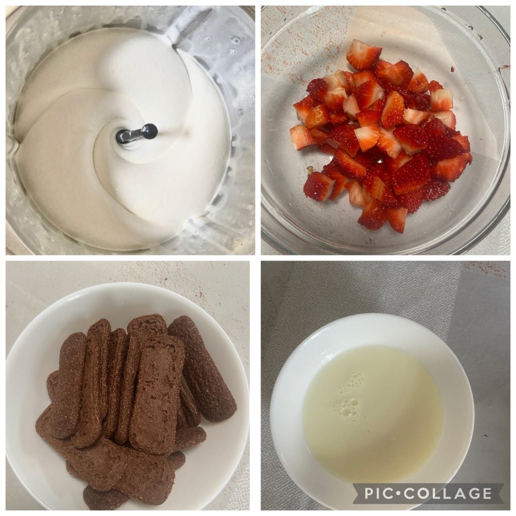 voorbereiding ingredienten tiramisu
