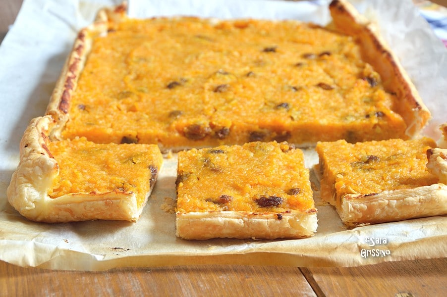 Zoete taart met pompoen vegan by Sara Grissino