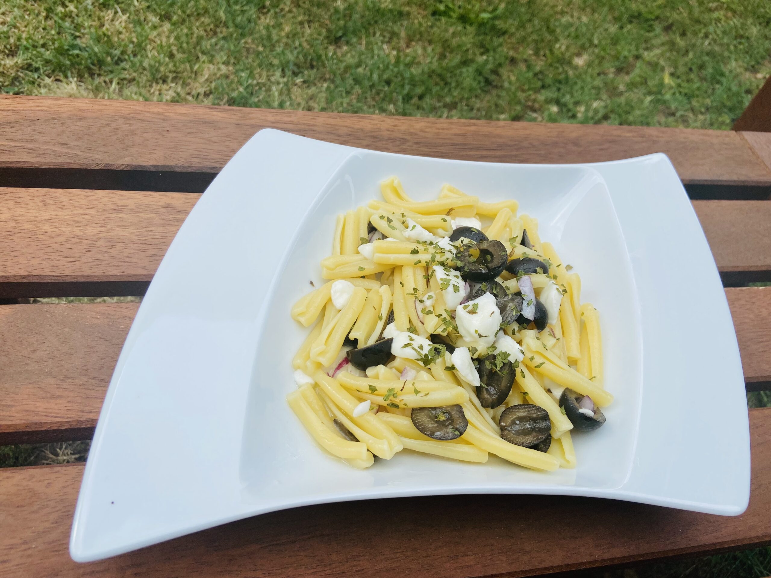 Griekse koude pasta