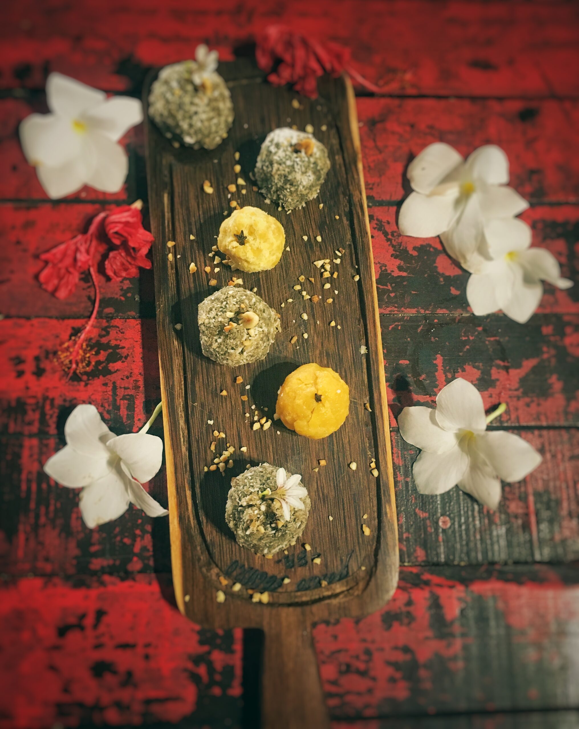 Besan en Nariyal Ladoo (India)