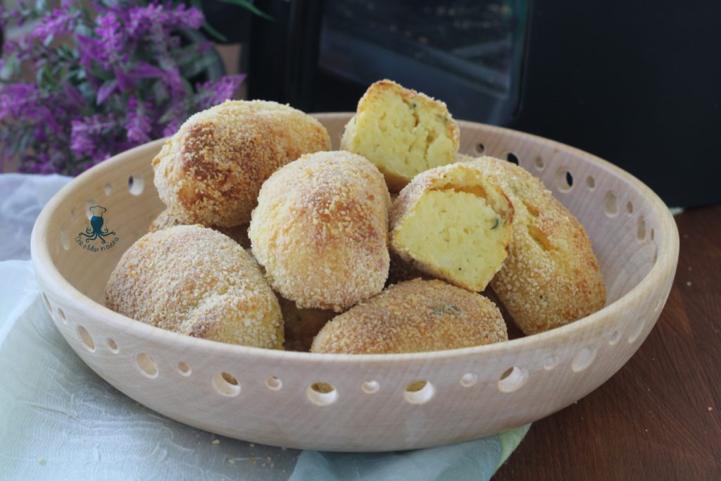 Aardappelkroketten in de airfryer