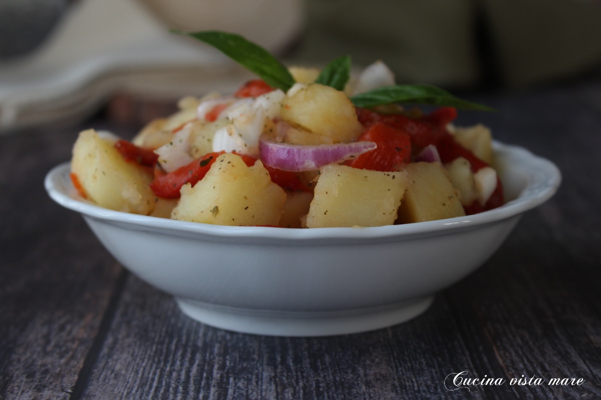 Aardappelsalade en Paprika
