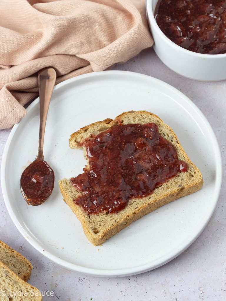 Aardbeienjam in slow cooker
