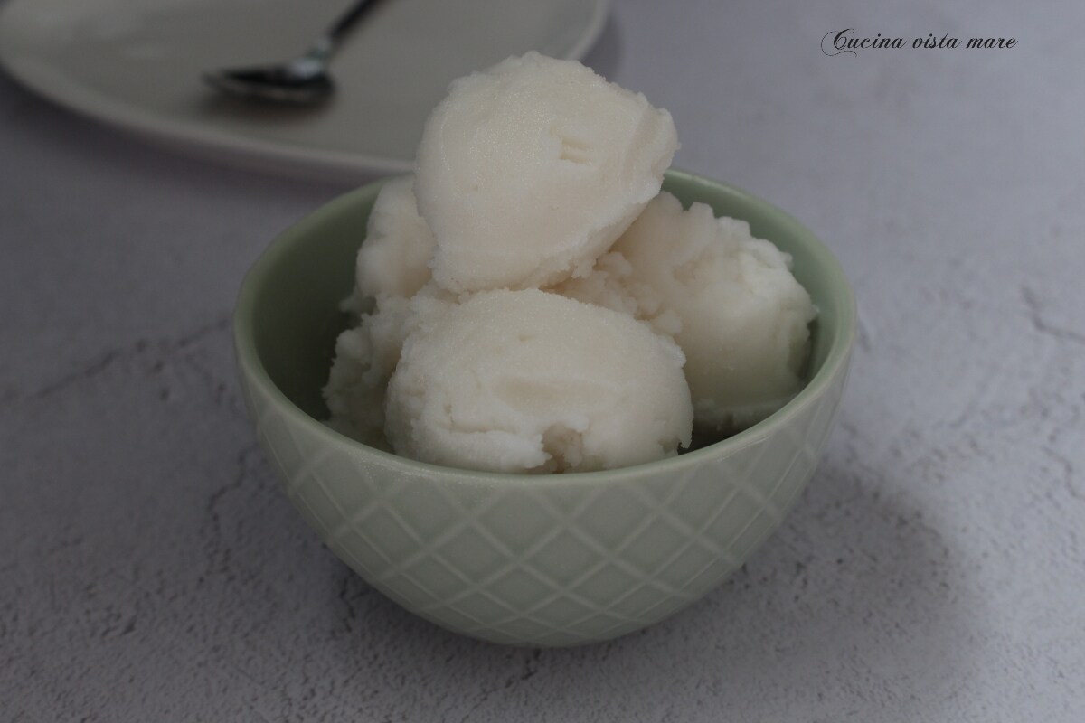 Amandelsorbet
