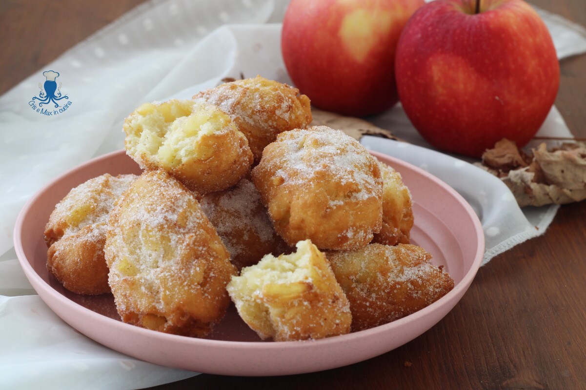 Appelbeignets met yoghurt