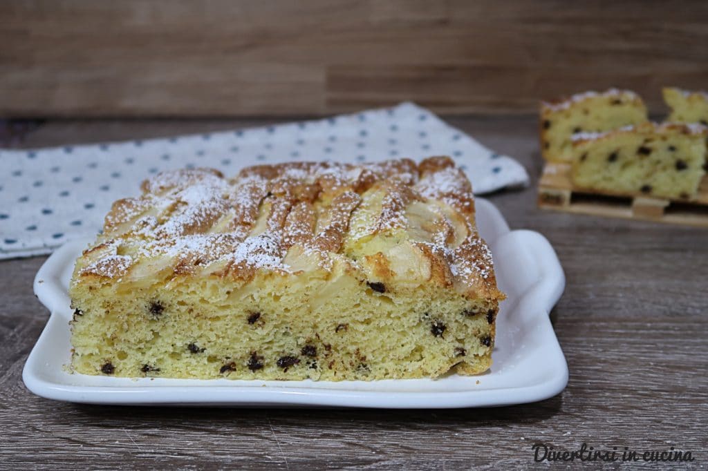 Appeltaart met chocoladedruppels