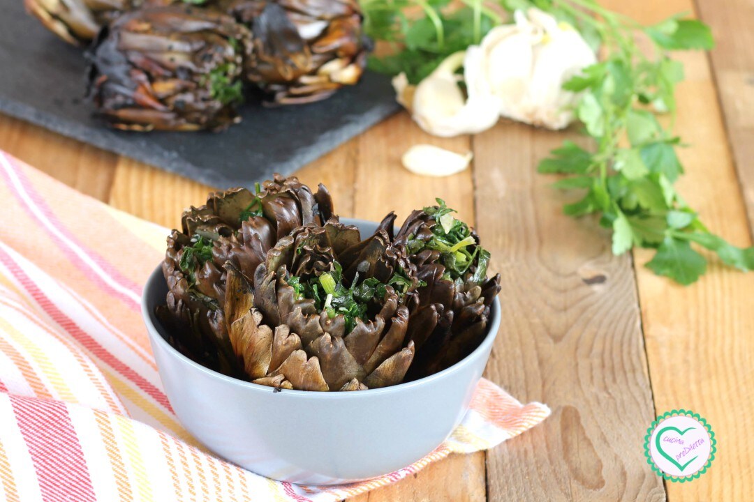 Artisjokken op de grill (cacocciuli arrustuti)