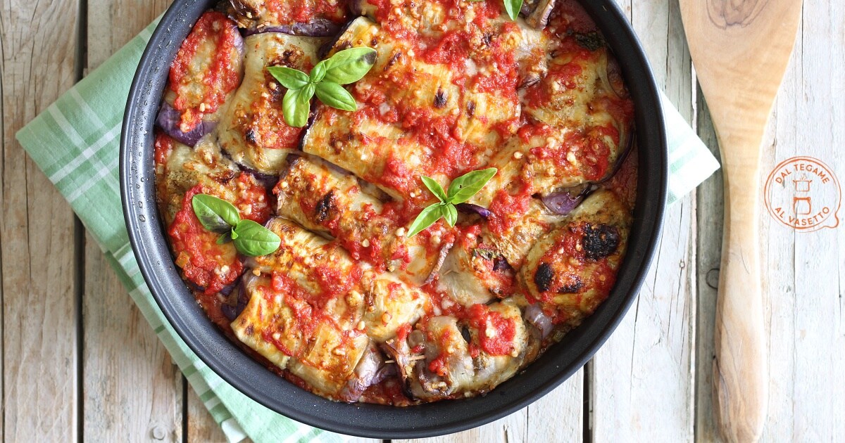 Auberginerolletjes in de magnetron