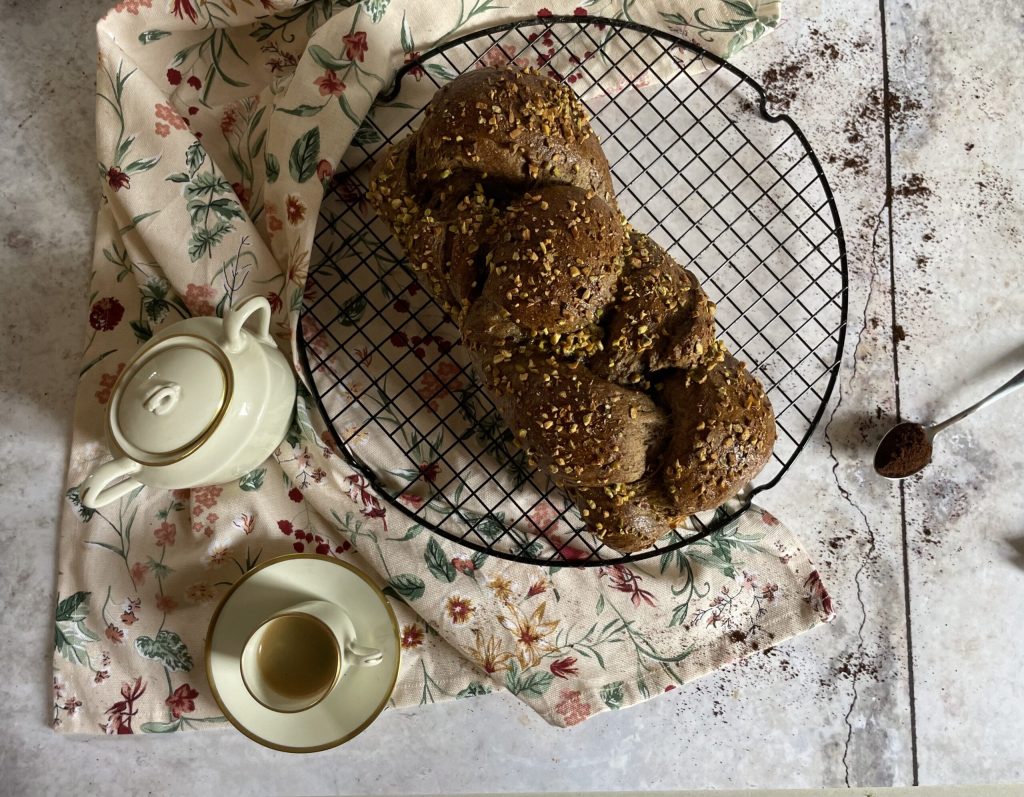 koffie briochebrood met zuurdesem