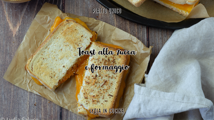 Pompoen en kaas toast