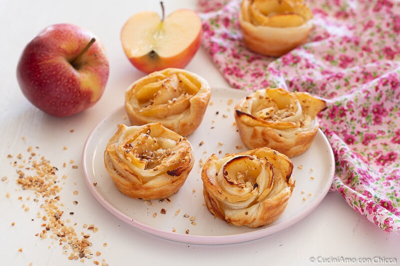BLADERDEEG ROOSJES MET APPELS