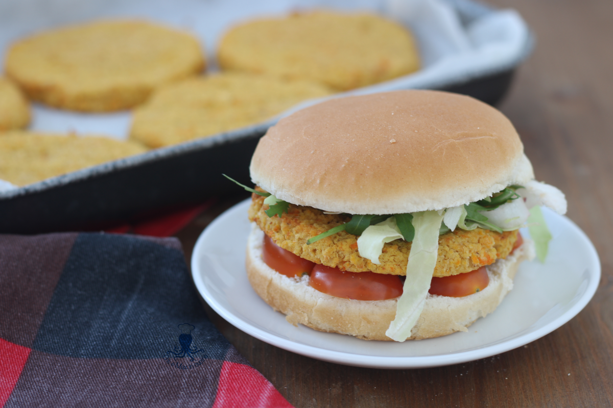 Bonenburger uit de oven, recept zonder eieren met en zonder Bimby.