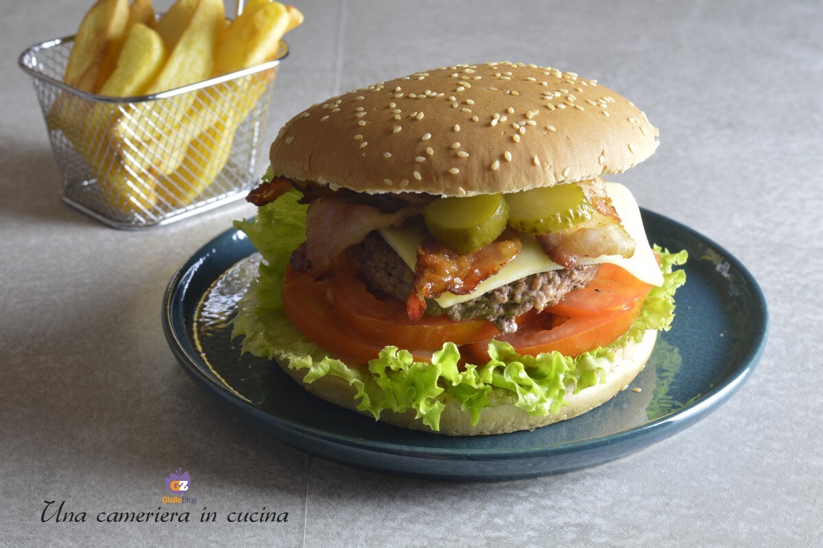 Bacon kaas burger