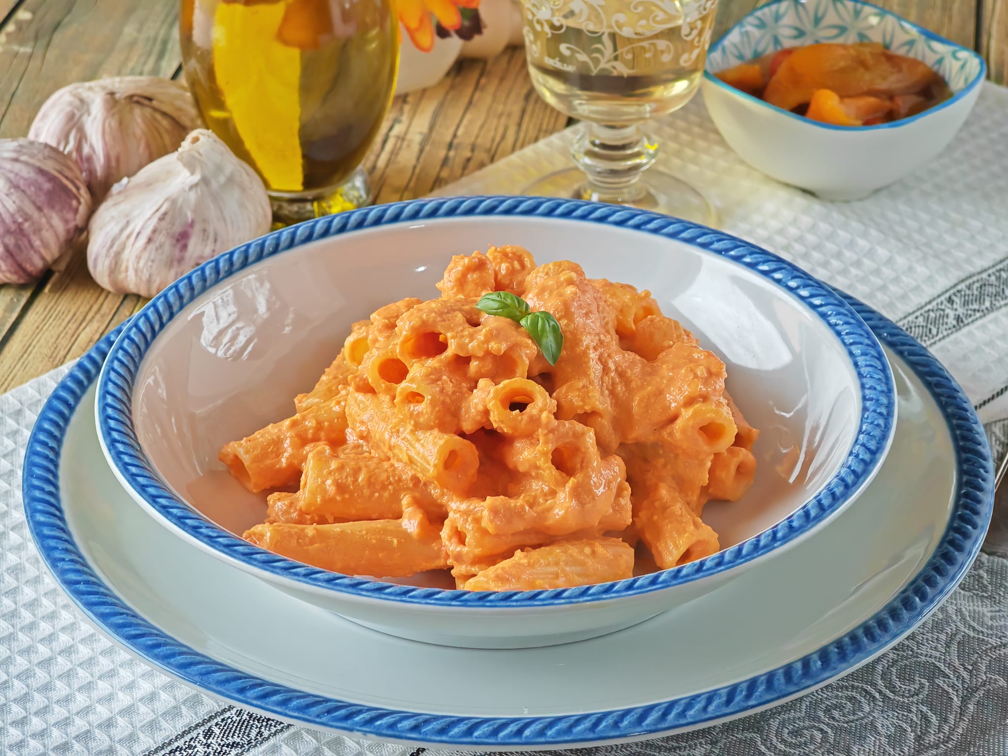 Pasta met paprikapesto