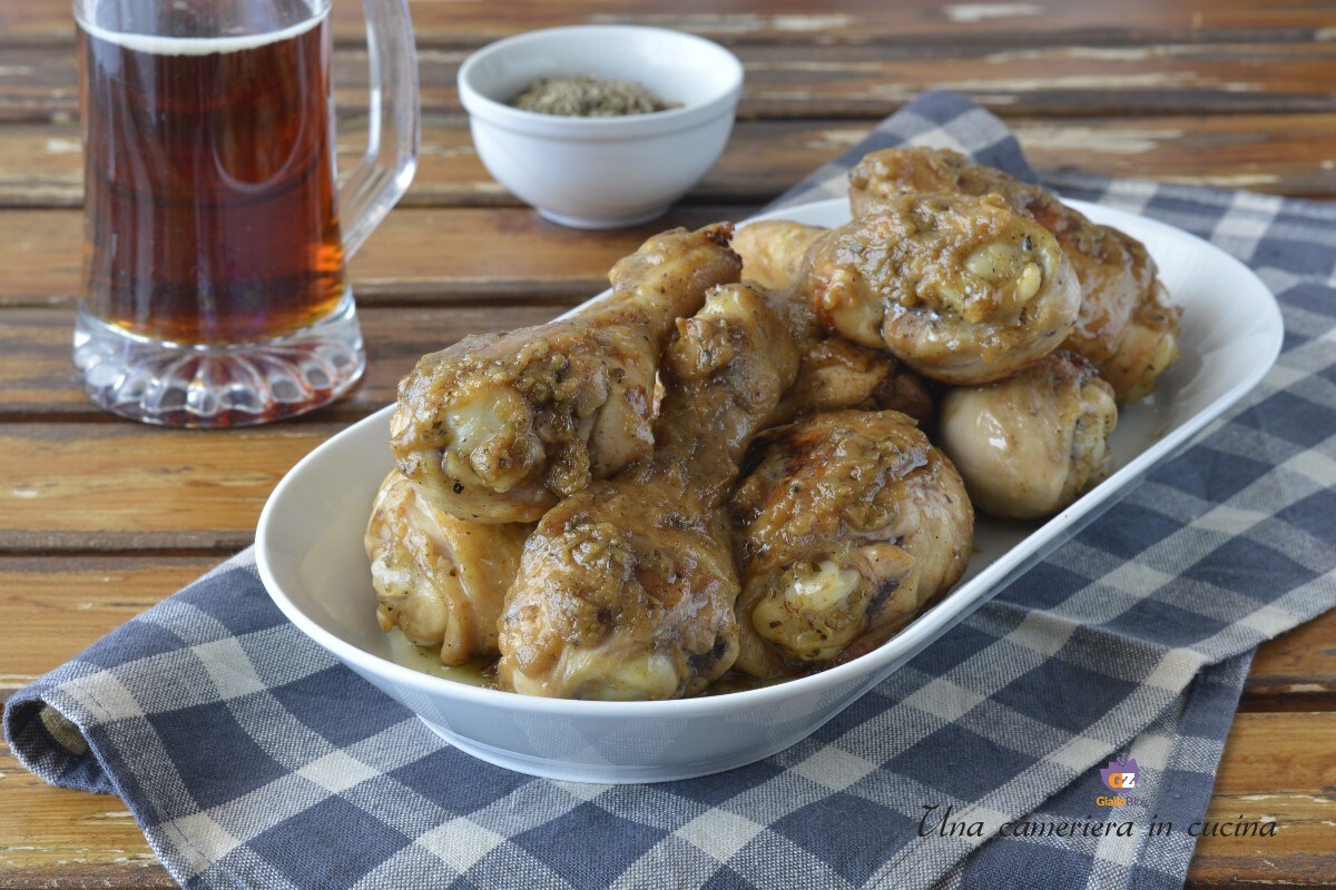 Biergeroosterde Kip