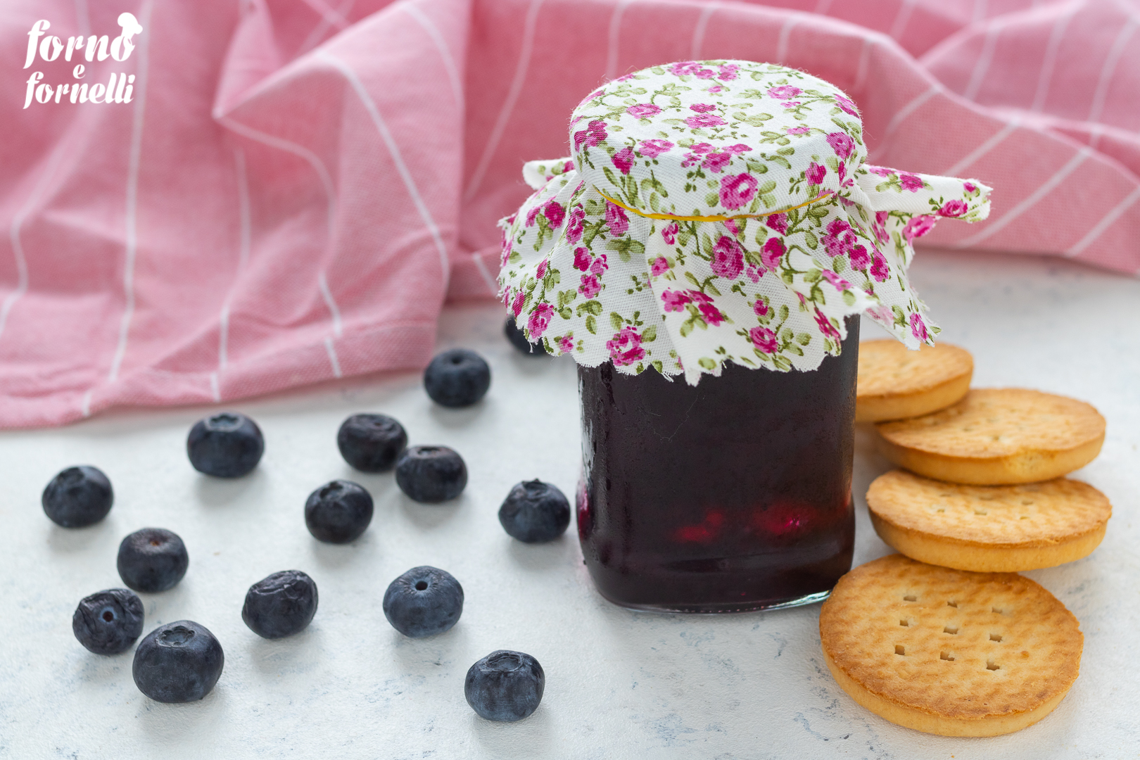 Blauwe bessen compote