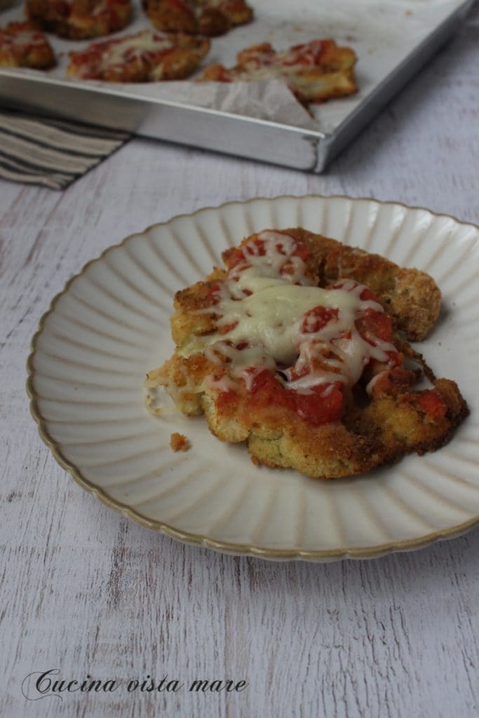 Bloemkool alla pizzaiola Keuken met zeezicht