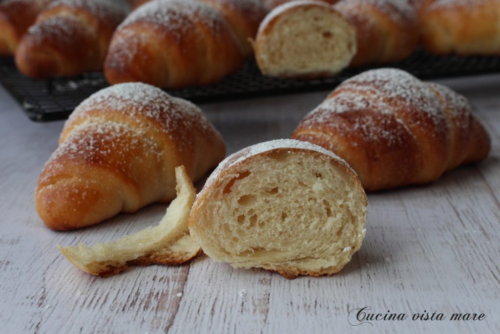 Brioche croissants zonder boter Cucina vista mare