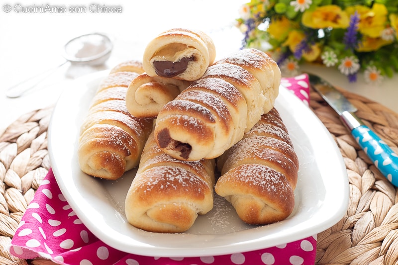 Brioche met nutella
