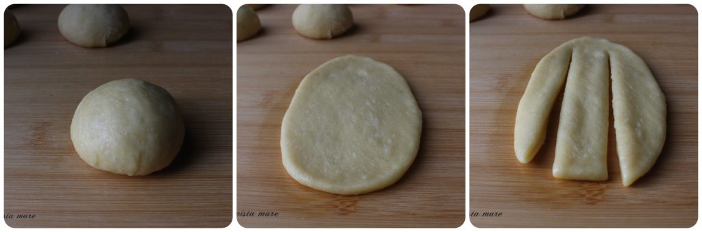 Brioche roosjes Keuken met zeezicht