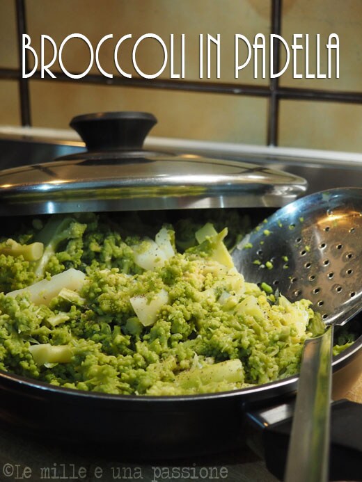 Broccoli in de pan