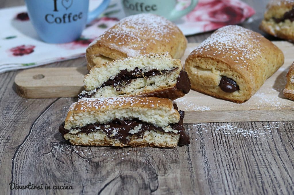 Broodjes met pure chocolade