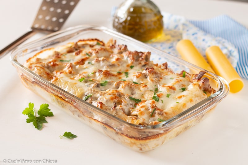 CANNELLONI MET CHAMPIGNONS EN WORST, zo lekker heb je ze nog nooit gegeten