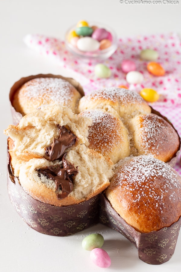 COLOMBA DANUBIO MET NUTELLA zo zacht als een wolk