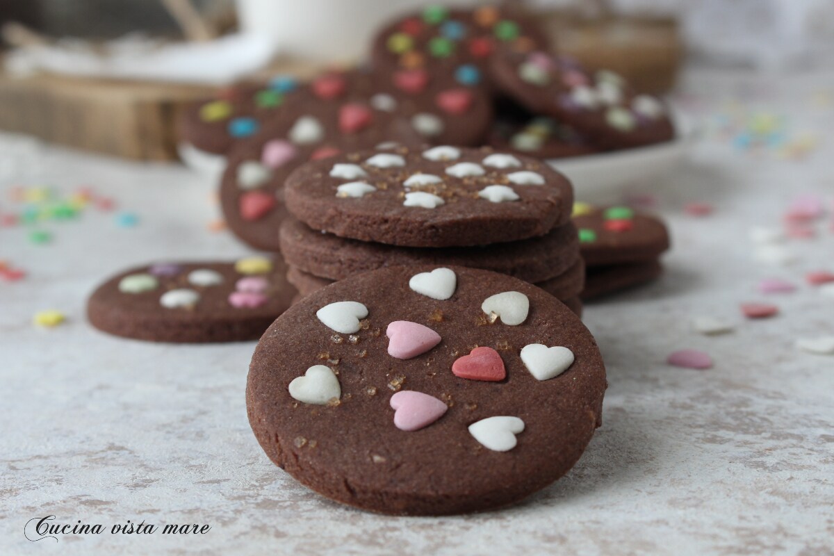 Cacao en hazelnoot koekjes