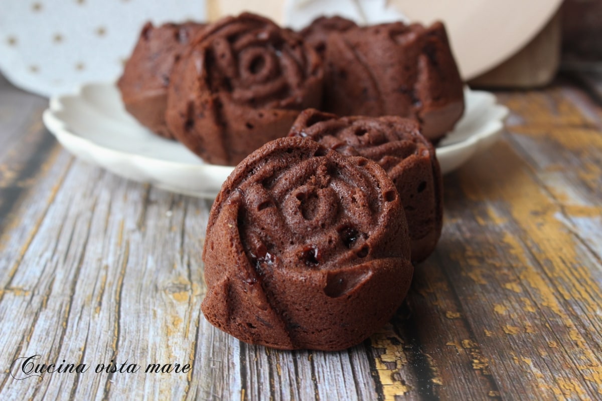 Cacaotaartjes en bosvruchten