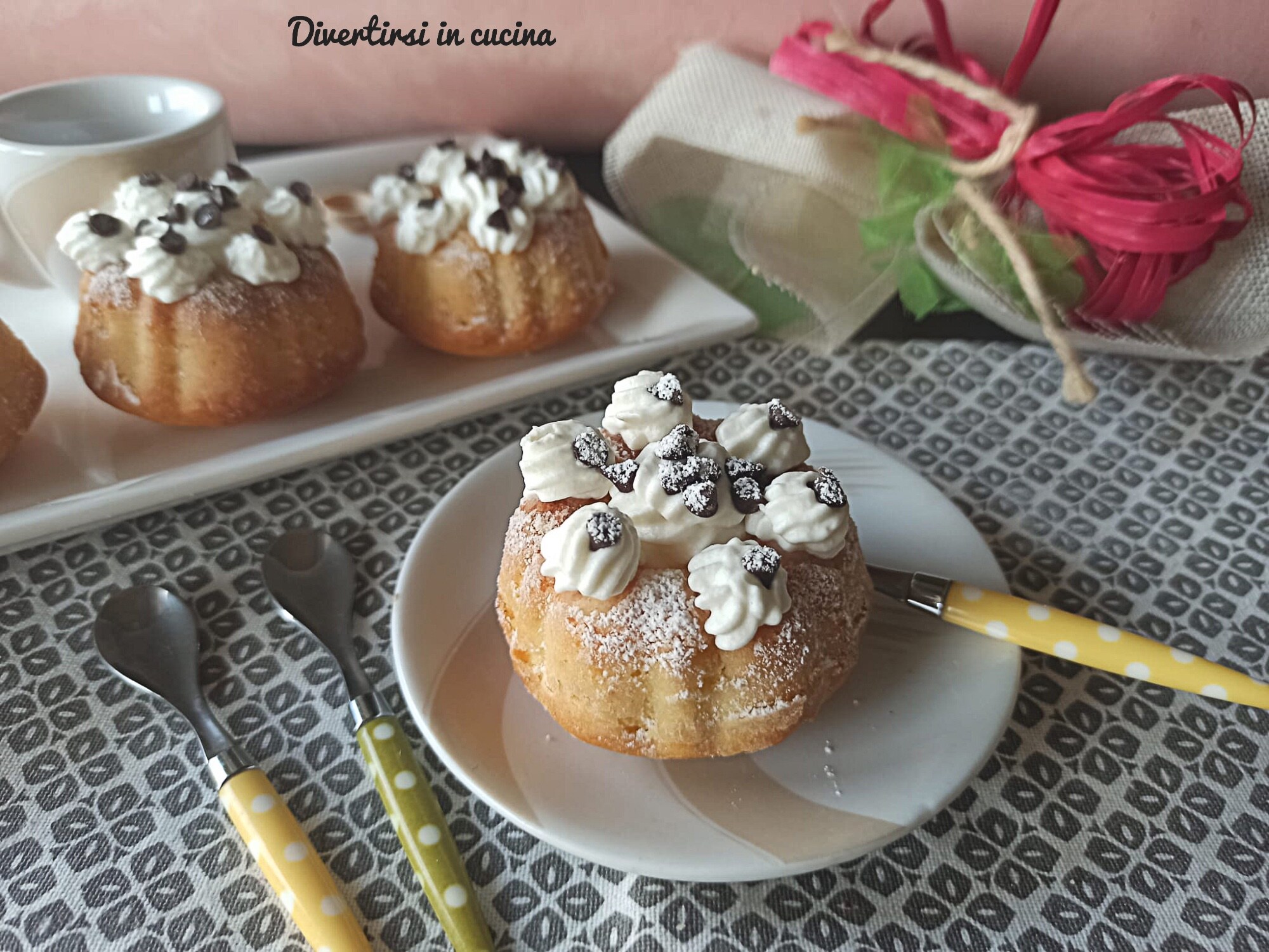 Zachte cakejes met room