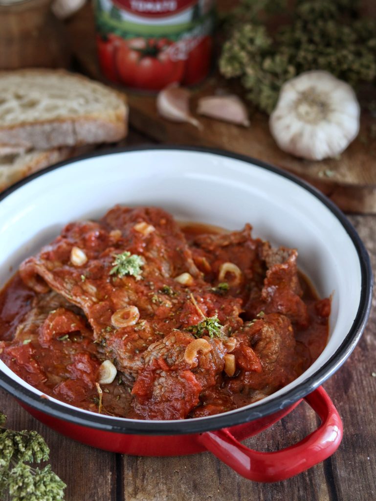 Carne alla pizzaiola