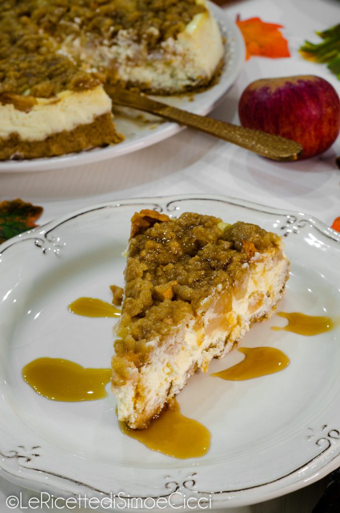 Cheesecake alle mele