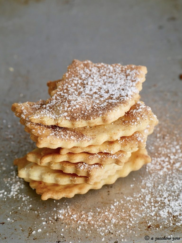 Chiacchiere met een lage glycemische index