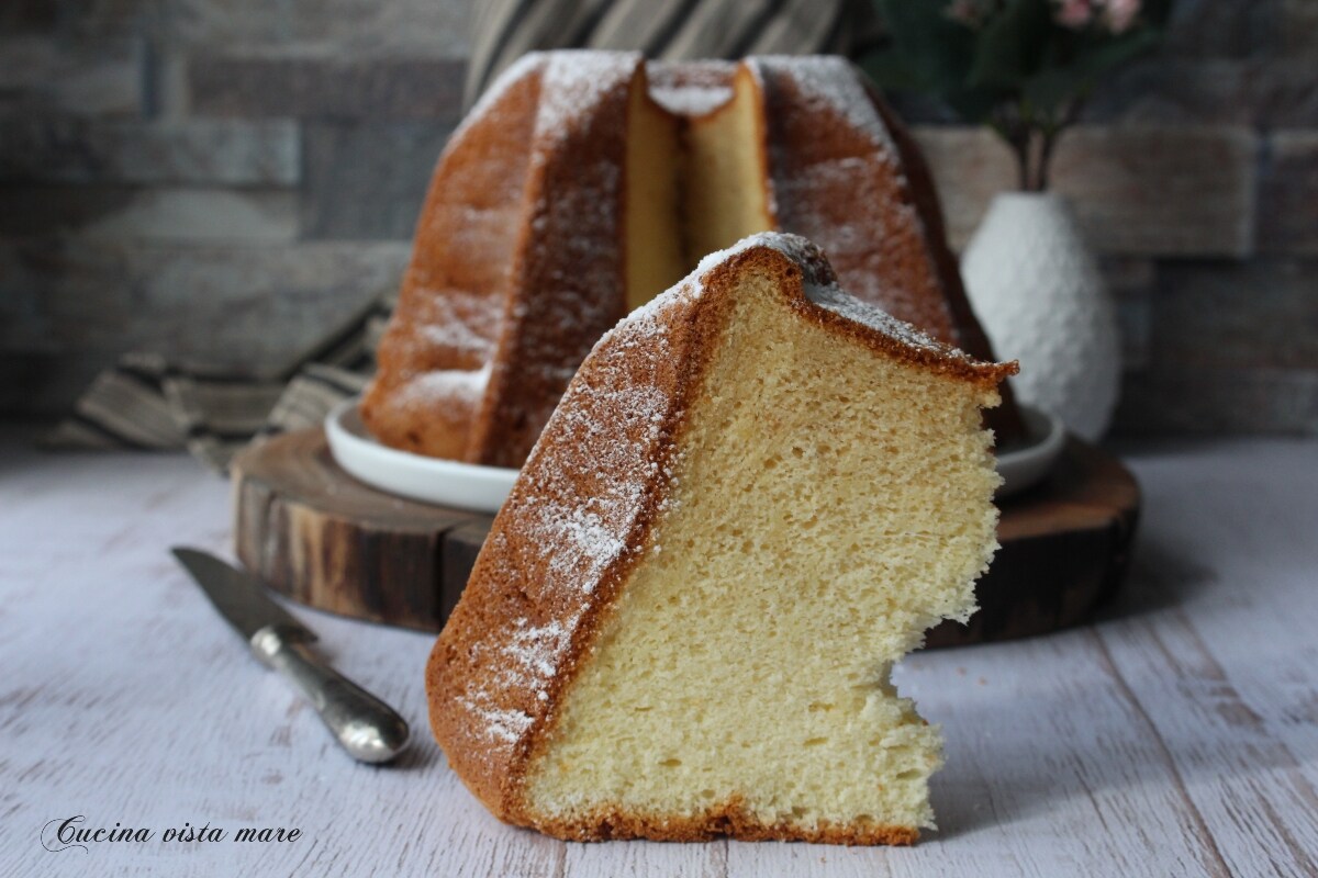 Chiffon cake pandoro