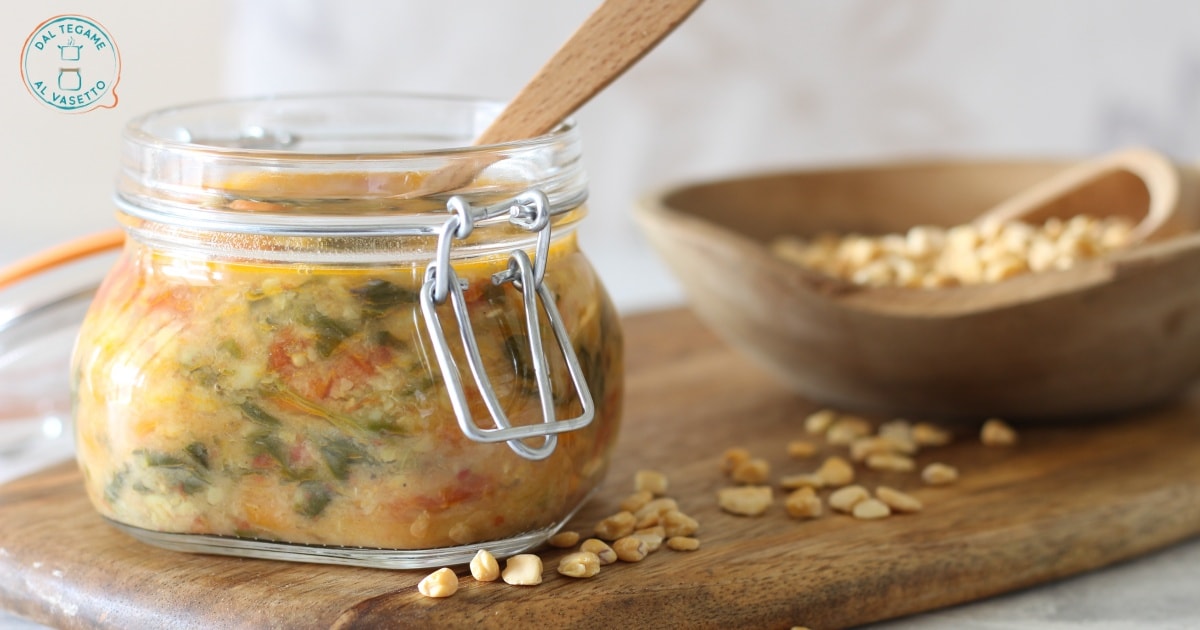 Cicerchia in glasbak