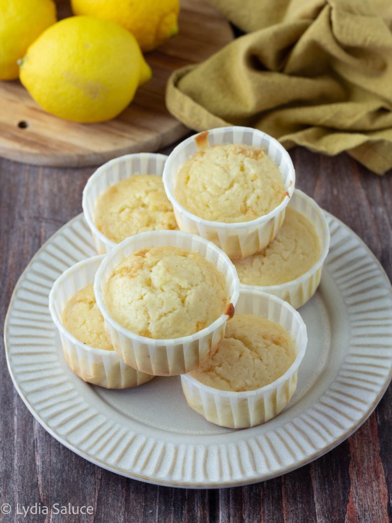 Citroen en Griekse yoghurt muffins