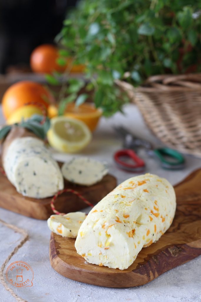 boterblokken gearomatiseerd met citrus- en kruidenschillen