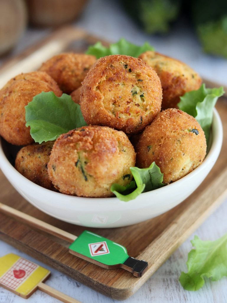 Courgette en ricotta gehaktballen