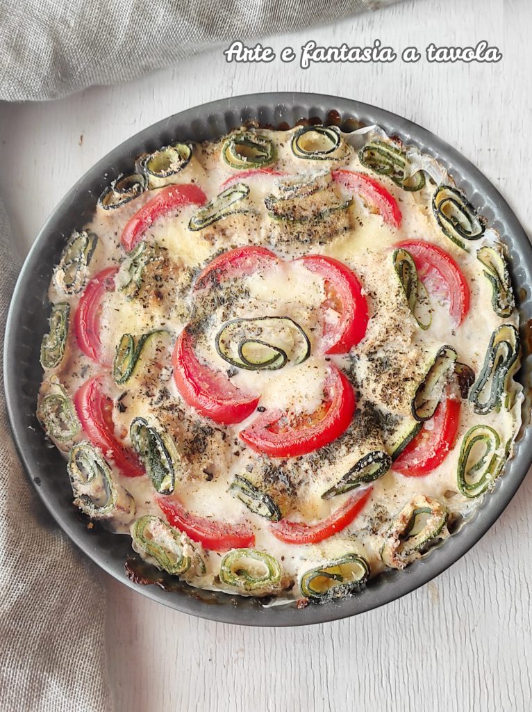 Courgetterolletjes tomaten en mozzarella