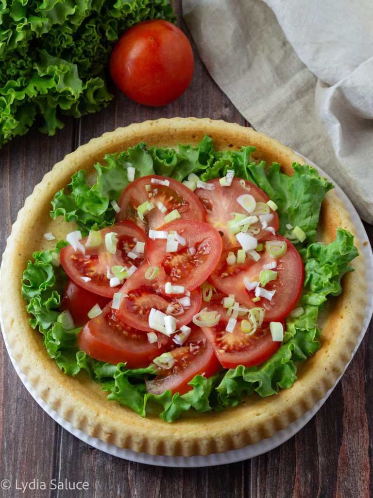 Koude zoute zachte taart