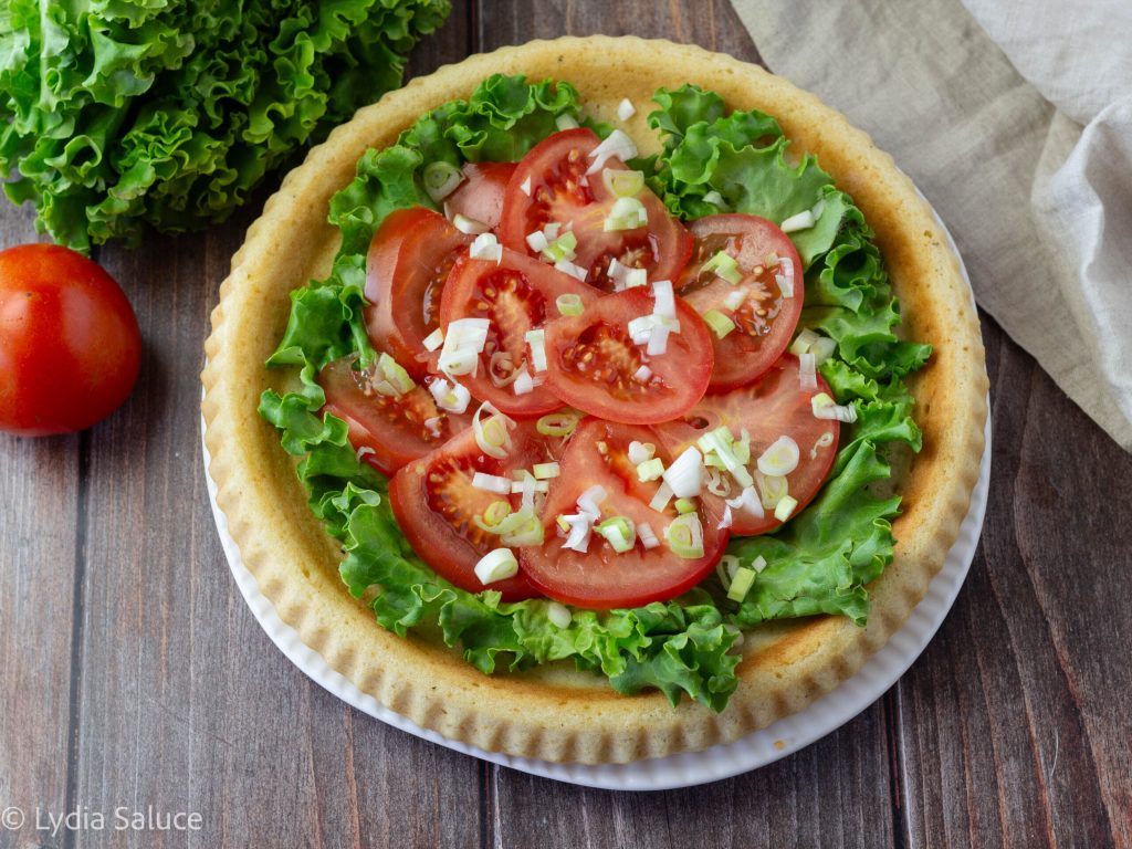 Koude zoute zachte taart